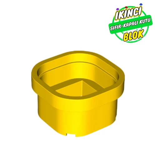 LEGO® 6 x 6 x 3 1/3 Silindir Sarı Sıfır