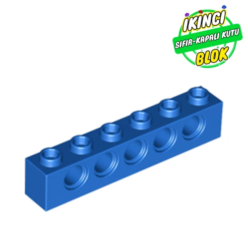 LEGO® 1 x 6 Technic Tuğla Mavi Sıfır