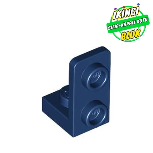 LEGO® Bracket 1 x 1 - 1 x 2 Inverted Koyu Mavi Sıfır