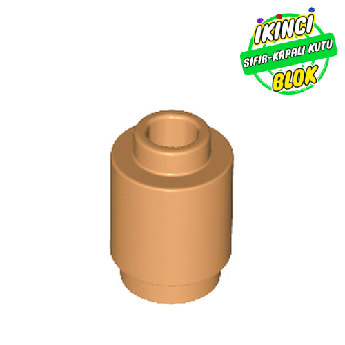 LEGO® 1 x 1 Kavisli Tuğla Orta Karamel Sıfır