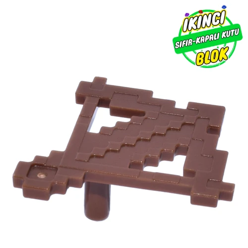 LEGO® Weapon Crossbow and Bolt, Blocky Kırmızımsı Kahverengi Sıfır