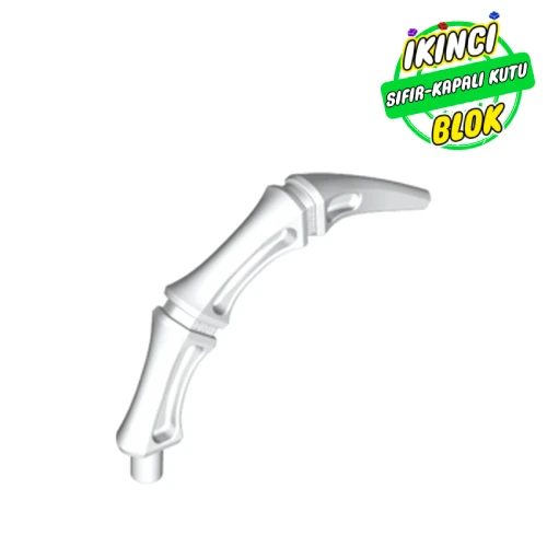 LEGO® Insect Body Part, Leg / Tail / Tentacle / Claw Beyaz Sıfır