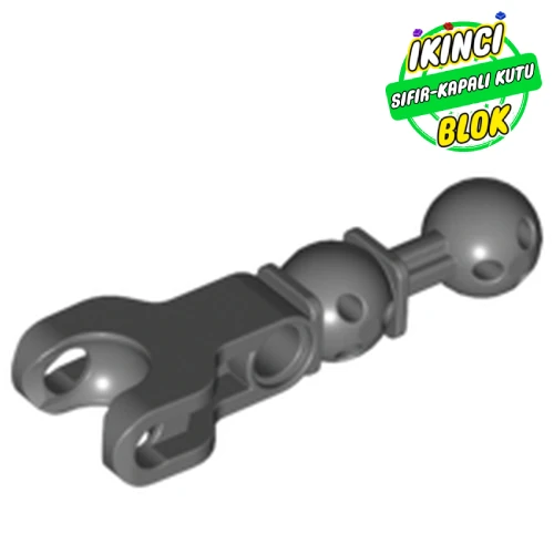 LEGO® Large Figure Skeletal, Limb with Ball Joint on Axle and Ball Socket and Hole Koyu Mavimsi Gri Sıfır