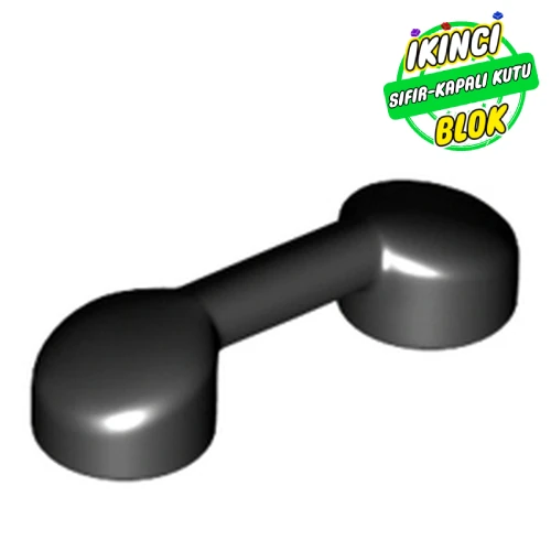 LEGO® Bar 1 x 3 (Radio Handle, Phone Handset) Siyah Sıfır