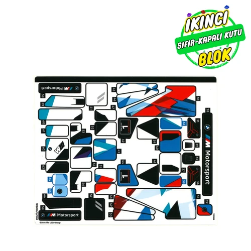 LEGO® Sticker Sheet 2 for Set 76922-1 Renk Yok / Herhangi Bir Renk Sıfır