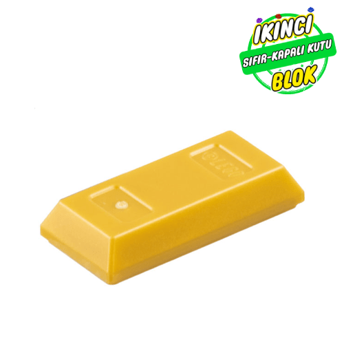 LEGO® 1 x 2 Külçe Parlak Altın Sıfır