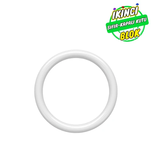 LEGO® 2 x 2 Küçük Lastik Beyaz Sıfır