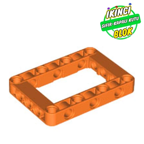 LEGO® 5 x 7 Liftarm Ortası Boş Turuncu Sıfır