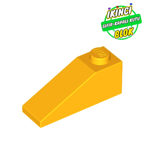 LEGO® 3 x 1 33 Derece Eğimli Parça Parlak Açık Turuncu Sıfır