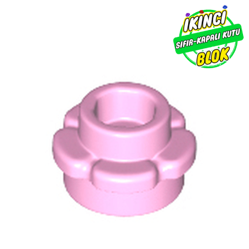 LEGO® 1 x 1 5 Yapraklı Bitki Parlak Pembe Sıfır