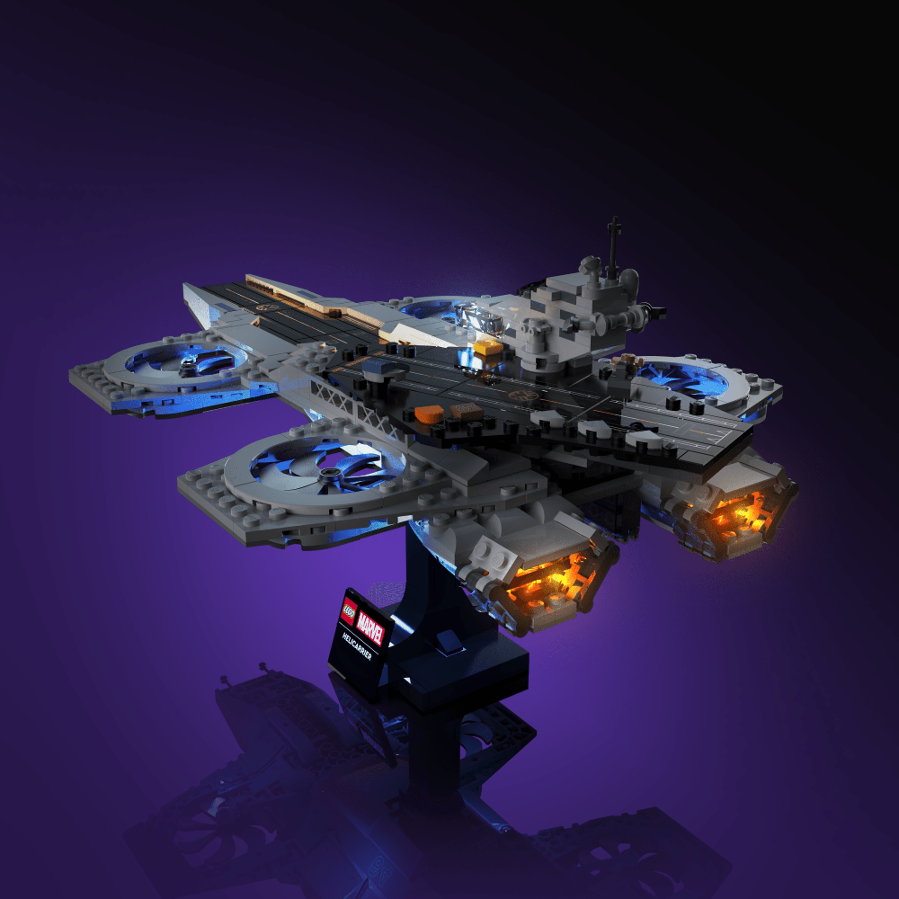 LEGO® 76295 Marvel The Avengers Helicarrier Işık Kiti