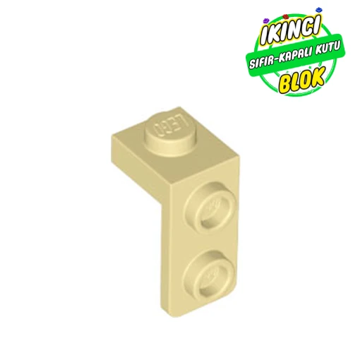 LEGO® Bracket 1 x 1 - 1 x 2 Bej Sıfır