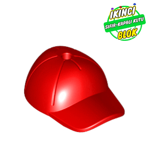 LEGO® Minifigür Şapkası Kırmızı Sıfır
