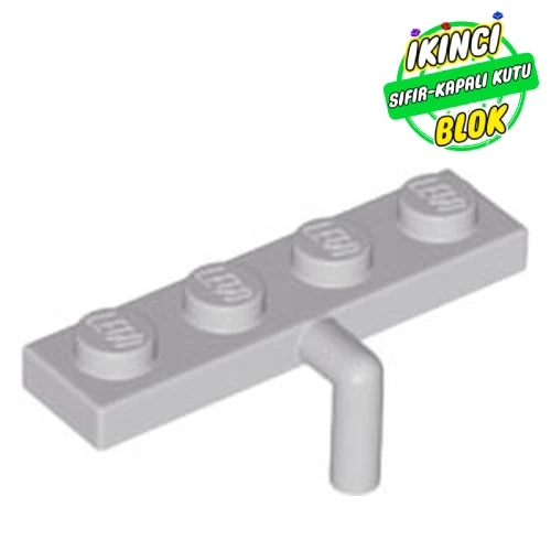 LEGO® Plate Special 1 x 4 with Bar Down Açık Mavimsi Gri Sıfır