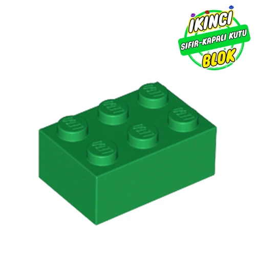 LEGO® 2 x 3 Tuğla Yeşil Sıfır