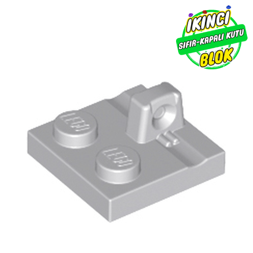 LEGO® 2 x 2 Kilit Kısımlı Menteşe Açık Mavimsi Gri Sıfır