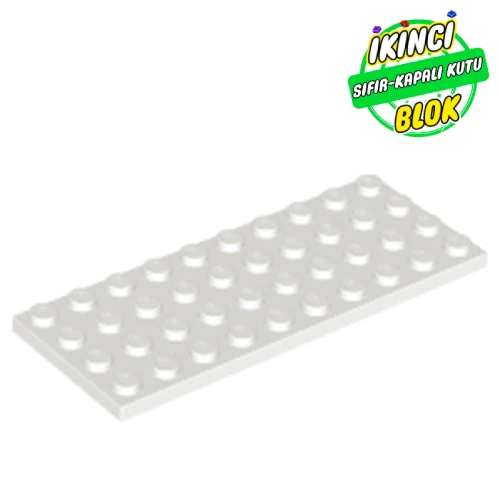 LEGO® Plate 4 x 10 Beyaz Sıfır