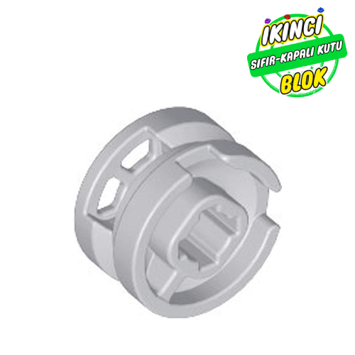 LEGO® 11mm x 6mm 8 Çıkışlı Jant Açık Mavimsi Gri Sıfır