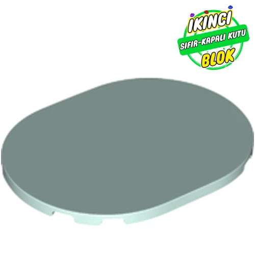 LEGO® Tile 6 x 8 with Rounded Corners Açık Akuamarin Sıfır