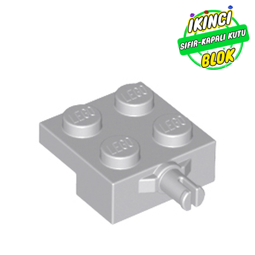 LEGO® 2 x 2 Teker bağlantılı Modifiye Plaka Açık Mavimsi Gri Sıfır
