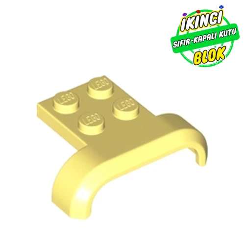 LEGO® 4 x 3 x 1 Araç Çamurluk Kavisli Parlak Açık Sarı Sıfır