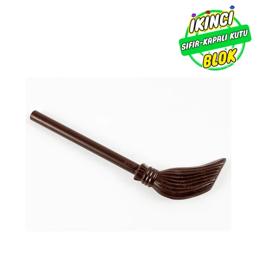 LEGO® Equipment Brush / Broom Koyu Kahverengi Sıfır