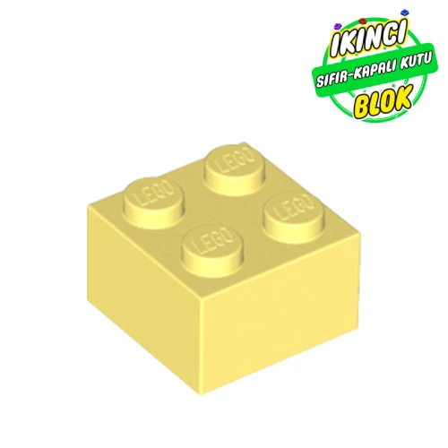 LEGO® Brick 2 x 2 Parlak Açık Sarı Sıfır