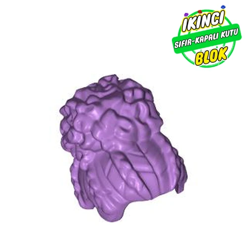 LEGO® Hair Put Up with Braids Orta Lavanta Sıfır