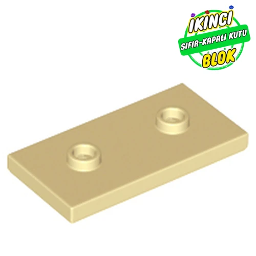 LEGO® 2 x 4 2 Stud Jumperlı Düz Plaka Bej Sıfır