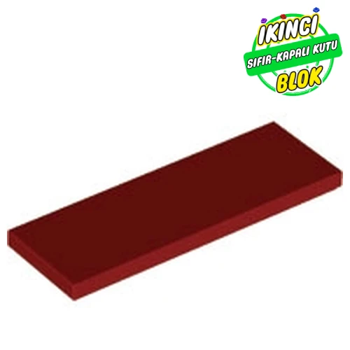 LEGO® Tile 2 x 6 Koyu Kırmızı Sıfır