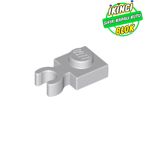 LEGO® 1 x 1 Dikey Tutuş Klipsli Plaka Açık Mavimsi Gri Sıfır