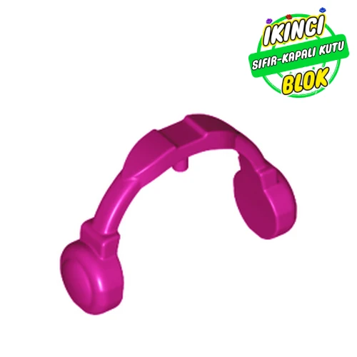 LEGO® Headwear Accessory Ear Protectors / Headphones Type 2 Macenta Sıfır