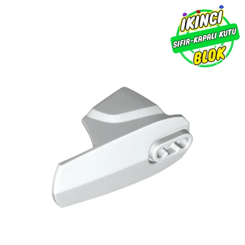 LEGO® Large Figure Limb Cover, Size 6, Armor with Ball Joint Socket Beyaz Sıfır