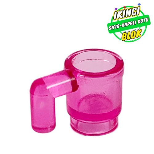 LEGO® Bardak Şeffaf Koyu Pembe Sıfır