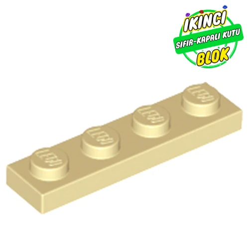 LEGO® Plate 1 x 4 Bej Sıfır