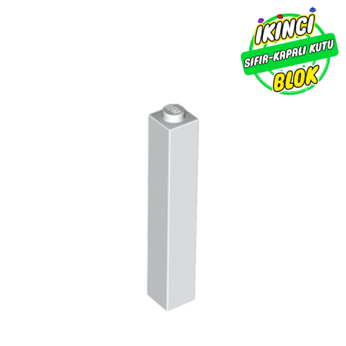 LEGO® 1 x 1 x 5 Tuğla Açık Mavimsi Gri Sıfır
