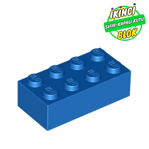 LEGO® 2 x 4 Tuğla Mavi Sıfır