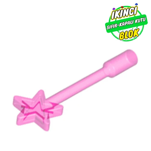 LEGO® Equipment Magic Wand Şeffaf Koyu Pembe Sıfır