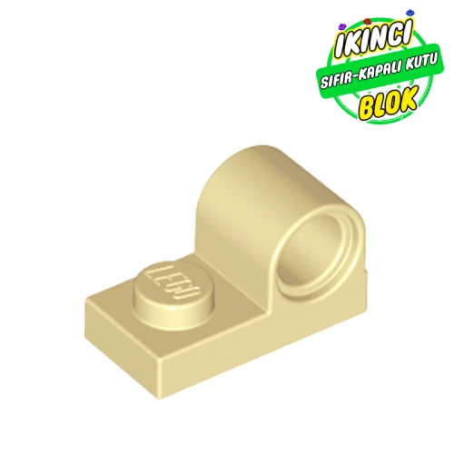 LEGO® Plate Special 1 x 2 with Pin Hole on Top Bej Sıfır