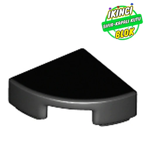 LEGO® Tile Round 1 x 1 Quarter Siyah Sıfır