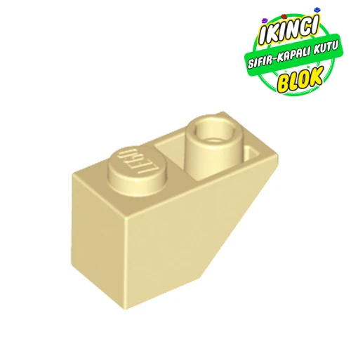 LEGO® Slope Inverted 45° 2 x 1 Bej Sıfır