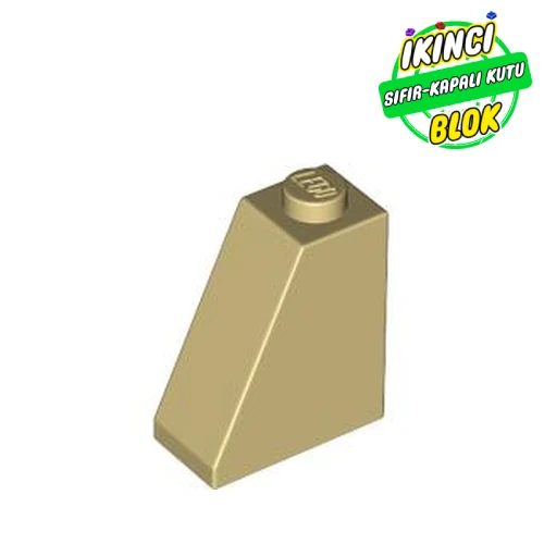 LEGO® Slope 65° 2 x 1 x 2 Bej Sıfır
