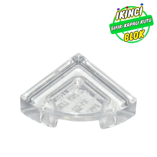 LEGO® Tile Round 1 x 1 Quarter Şeffaf Sıfır
