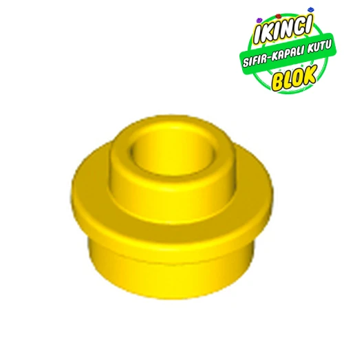 LEGO® Plate Round 1 x 1 with Open Stud Sarı Sıfır