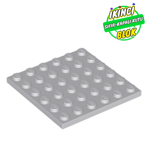 LEGO® 6 x 6 Plaka Açık Mavimsi Gri Sıfır