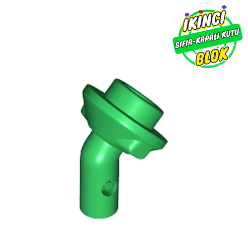 LEGO® 1L Açılı İçi Boş Studlı Çubuk Yeşil Sıfır