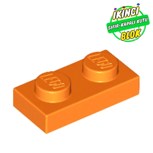 LEGO® Plate 1 x 2 Turuncu Sıfır