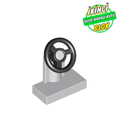 LEGO® 1 x 2 Direksiyonlu Düz Plaka Açık Mavimsi Gri Sıfır