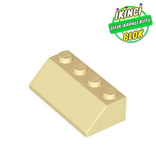 LEGO® Slope 45° 2 x 4 Bej Sıfır