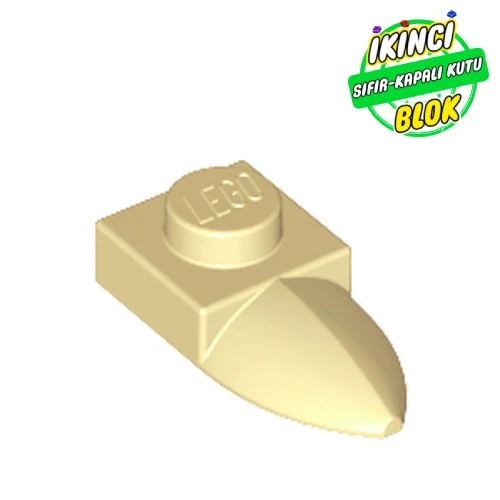 LEGO® Plate Special 1 x 1 with Tooth Bej Sıfır